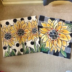 Sunflower Pillow Covers